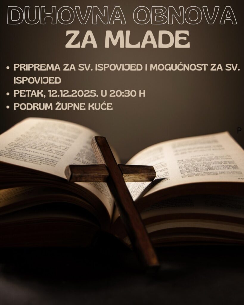 Danas u župi: duhovna obnova i priprema za ispovijed