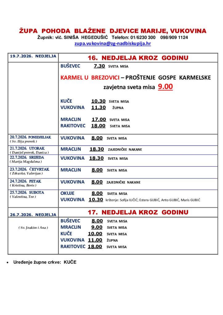 Župni listić