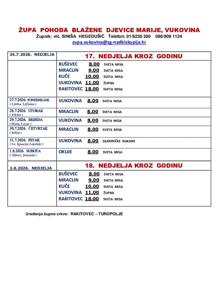 Župni listić