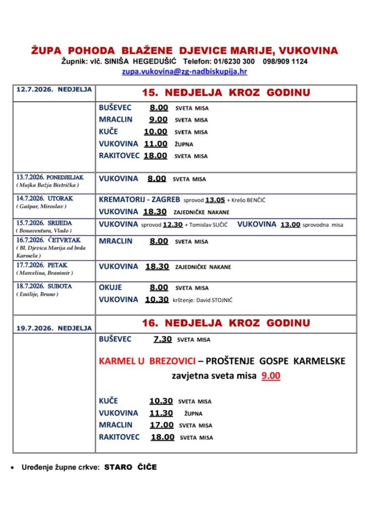 Župni listić